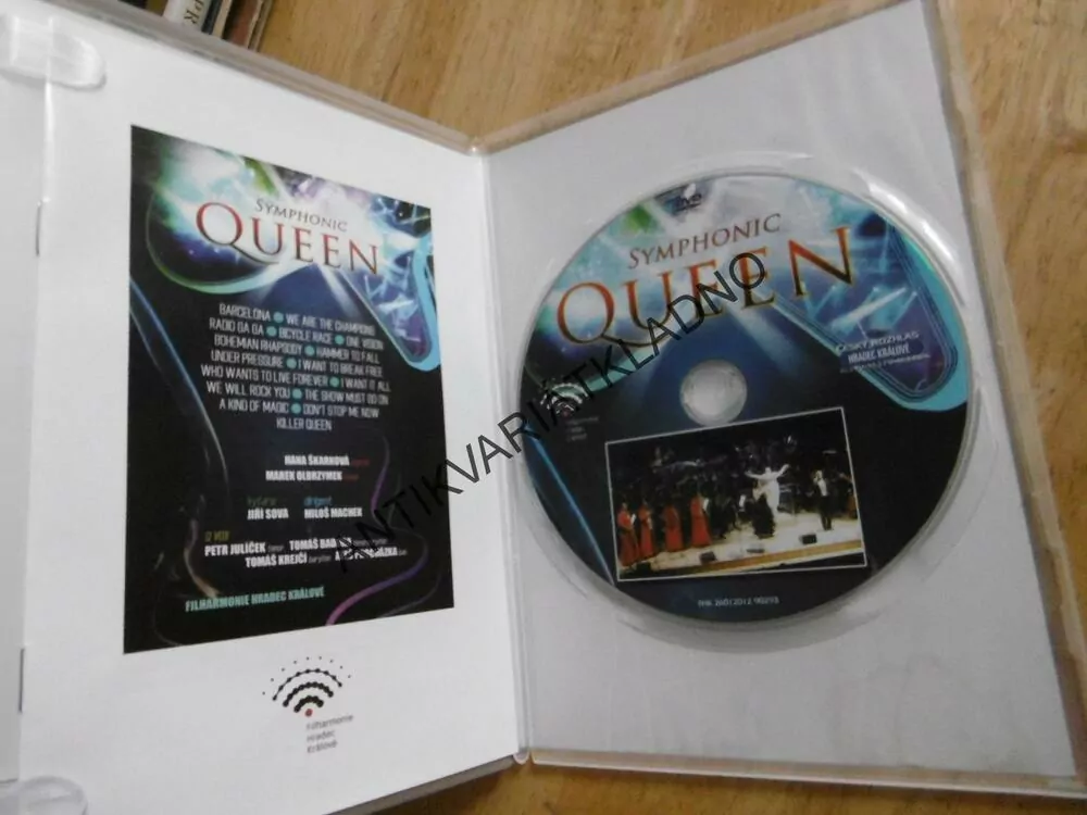 SYMPHONIC QUEEN, DVD HUDBA