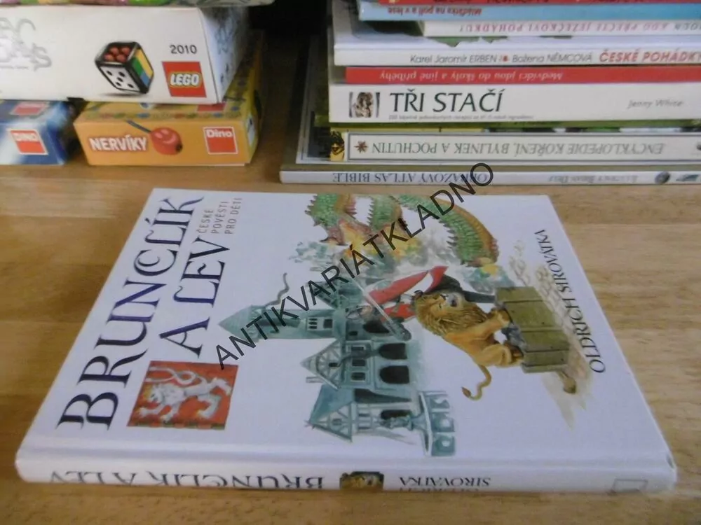BRUNCLÍK A LEV, ČESKÉ POVĚSTI PRO MALÉ DĚTI, OLDŘICH SIROVÁTKA, **an