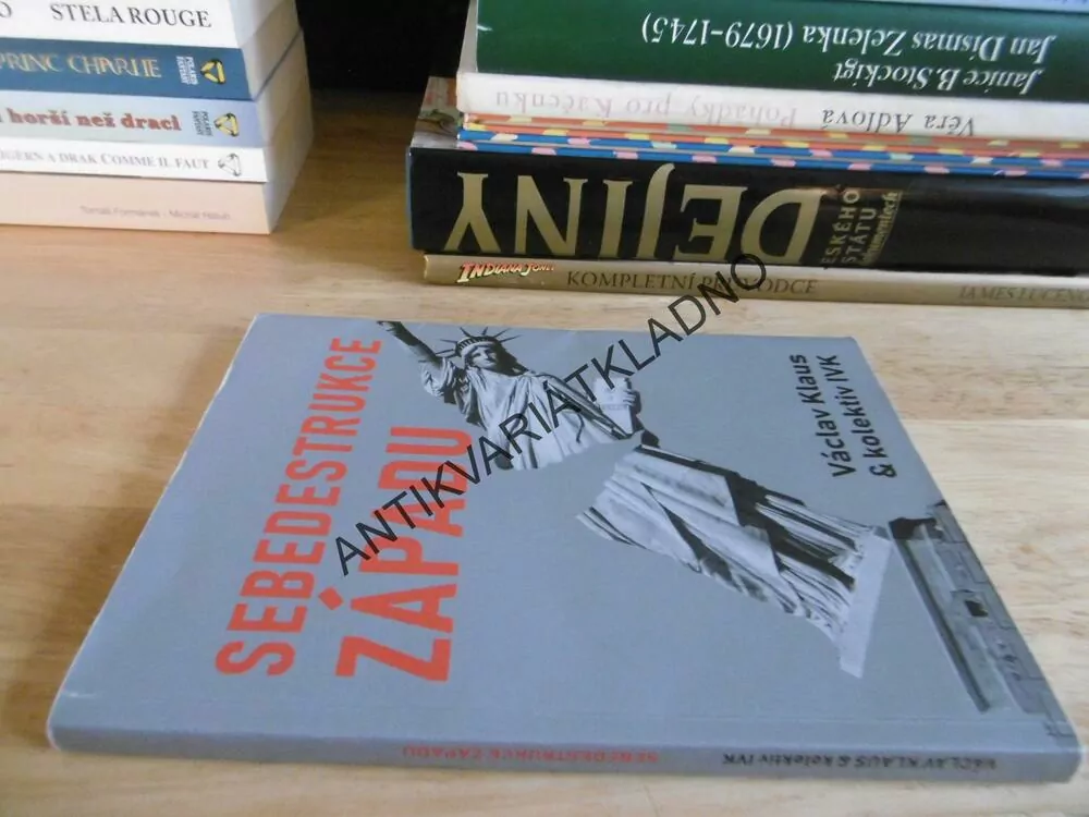SEBEDESTRUKCE ZÁPADU, VÁCLAV KLAUS - AUTOGRAM, **an