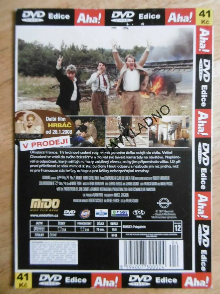 SEDMÁ ROTA ZA ÚPLŇKU, LEFEBVRE, DVD FILM 