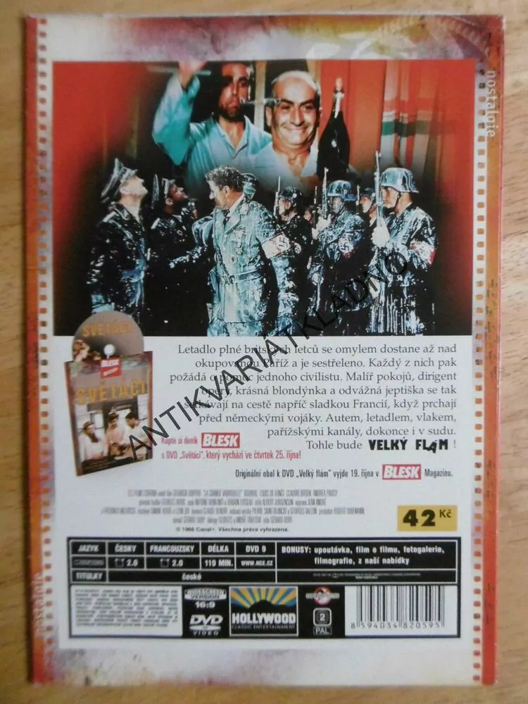 VELKÝ FLÁM, LOUIS DE FUNES, VD FILM 