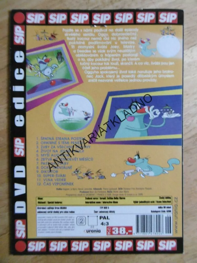 OGGY A ŠVÁBI 2., DVD FILM 