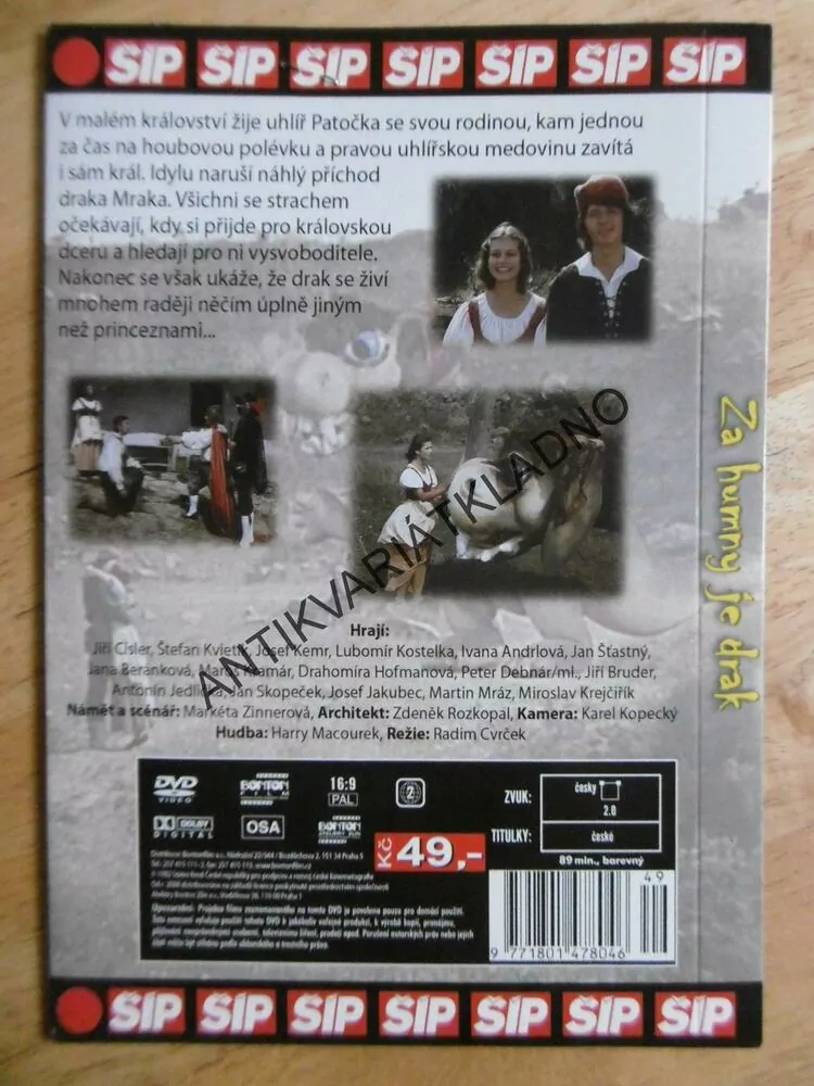 ZA HUMNY JE DRAK, DVD FILM