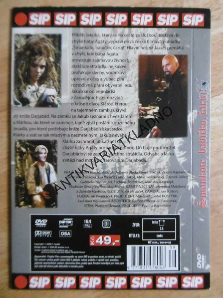 ŠMANKOTE, BABIČKO, ČARUJ!, DVD FILM