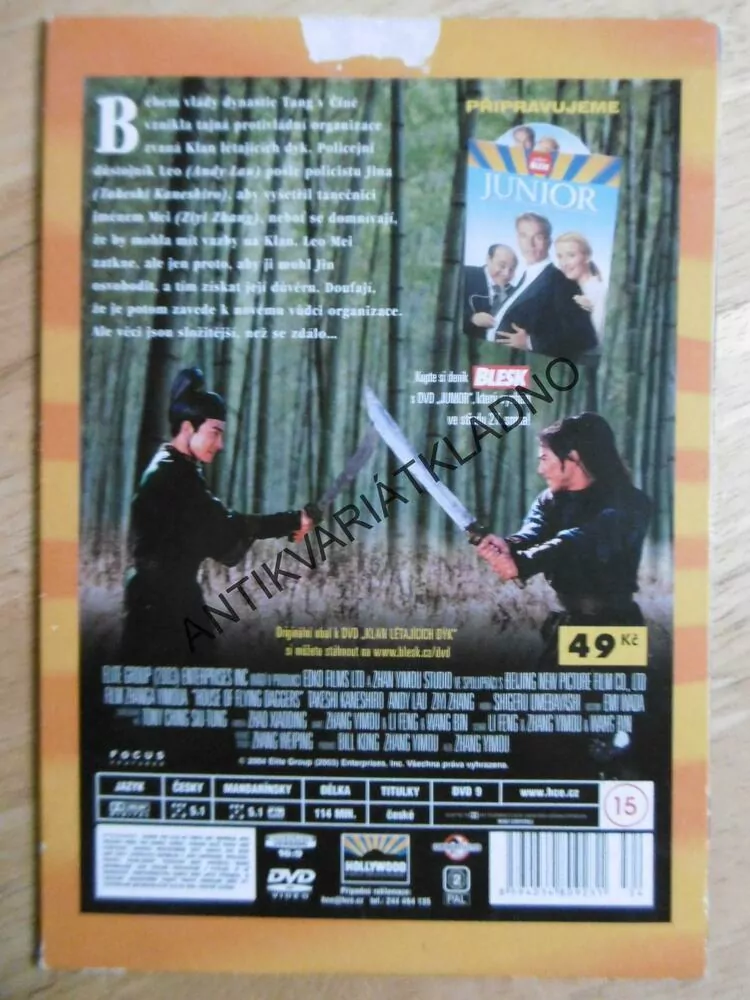 KLAN LÉTAJÍCÍCH DÝK, DVD FILM 