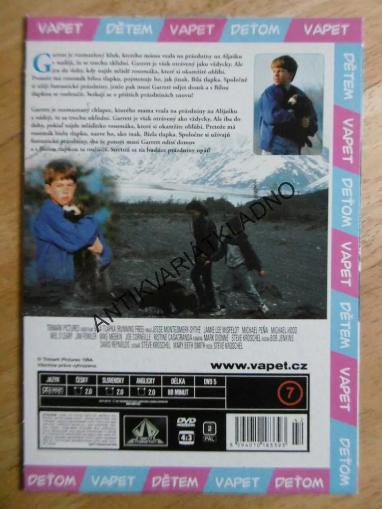 BÍLÁ TLAPKA, DVD FILM
