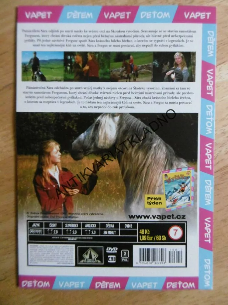 KRÁLOVSKÝ HŘEBEC, DVD FILM