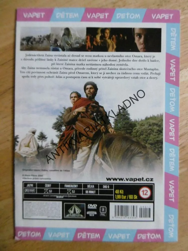 ZAINA KRÁLOVNA ATLASU, DVD FILM