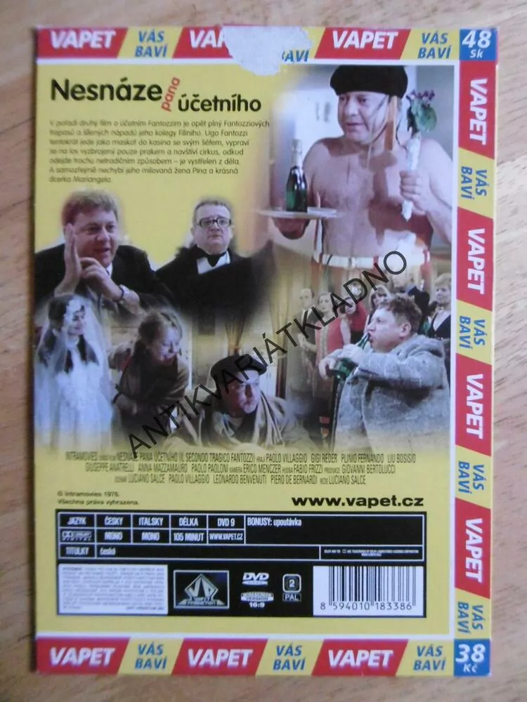 NESNÁZE PANA UČETNÍHO, DVD FILM