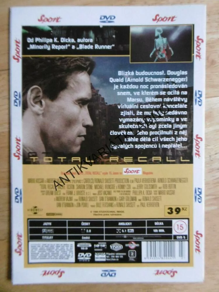 TOTAL RECALL, DVD FILM