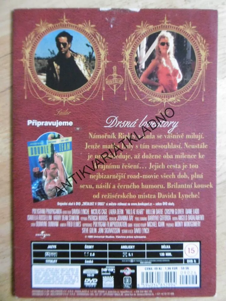 ZBĚSILOST V SRDCI, DVD FILM