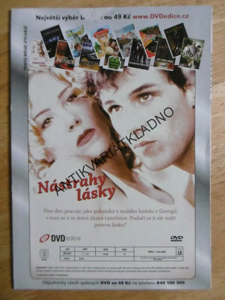 NÁSTRAHY LÁSKY, DVD FILM