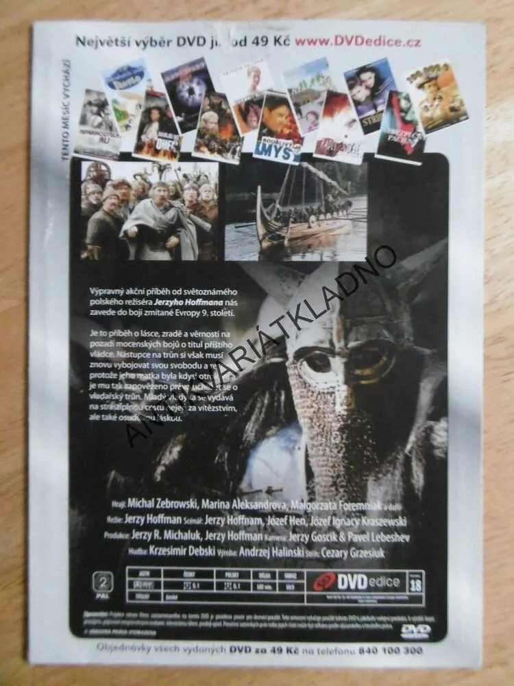 STAROVĚKÝ PŘÍBĚH, DVD FILM