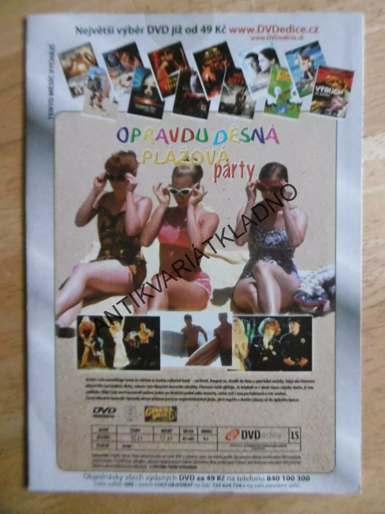 OPRAVDU DĚSNÁ PLÁŽOVÁ PÁRTY, DVD FILM