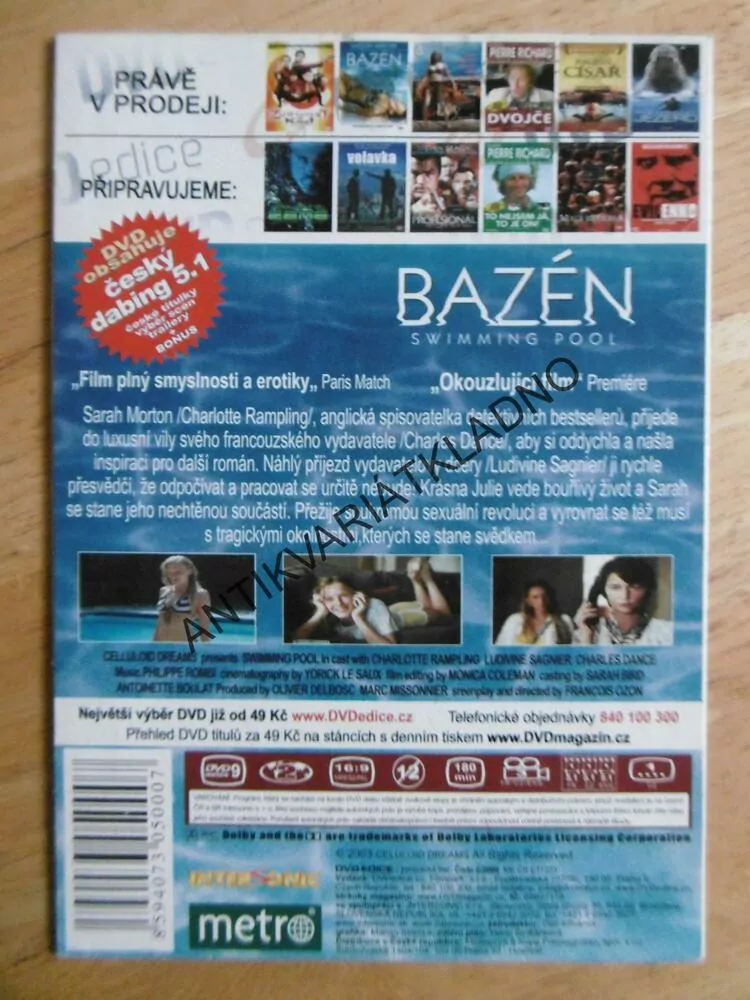 BAZÉN,  DVD FILM 