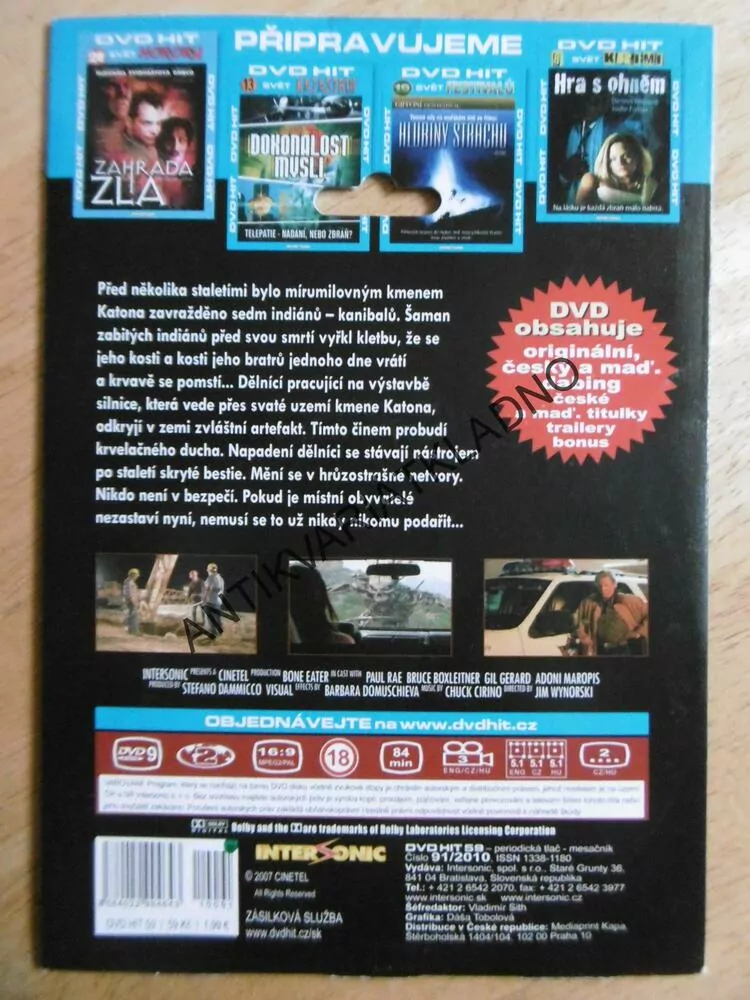 POŽÍRAČ KOSTÍ, DVD FILM