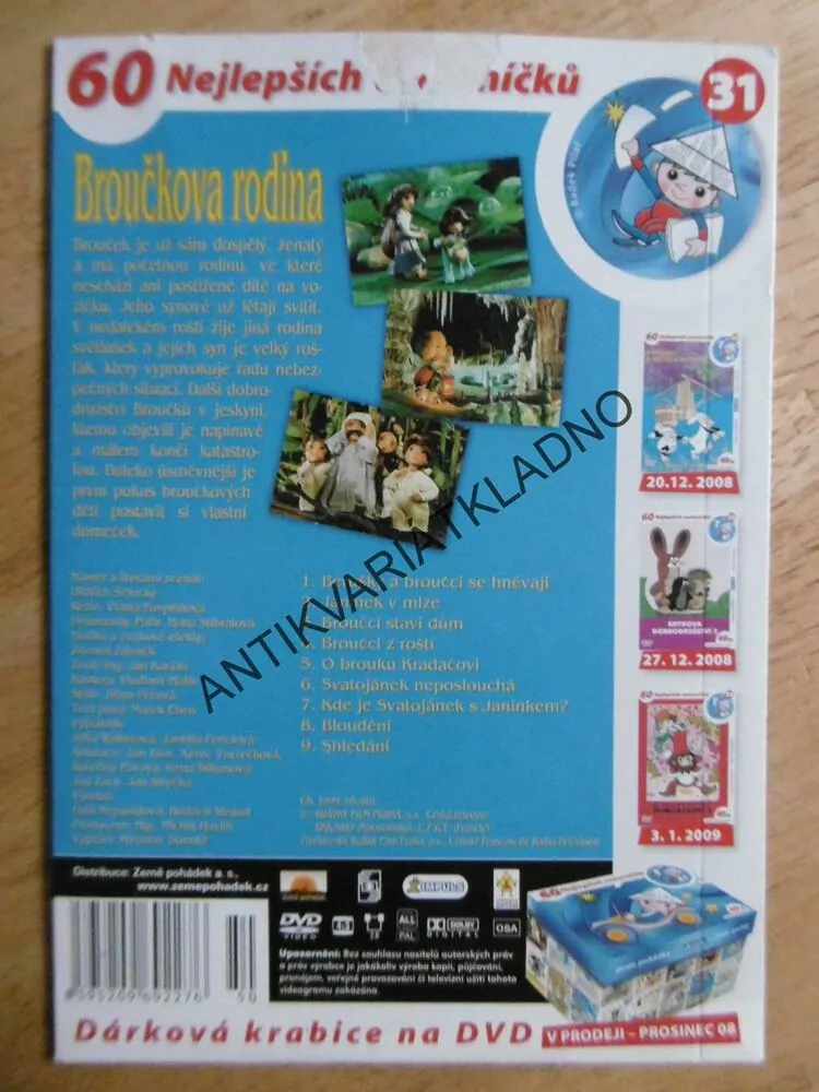 BROUČKOVA RODINA, DVD FILM 