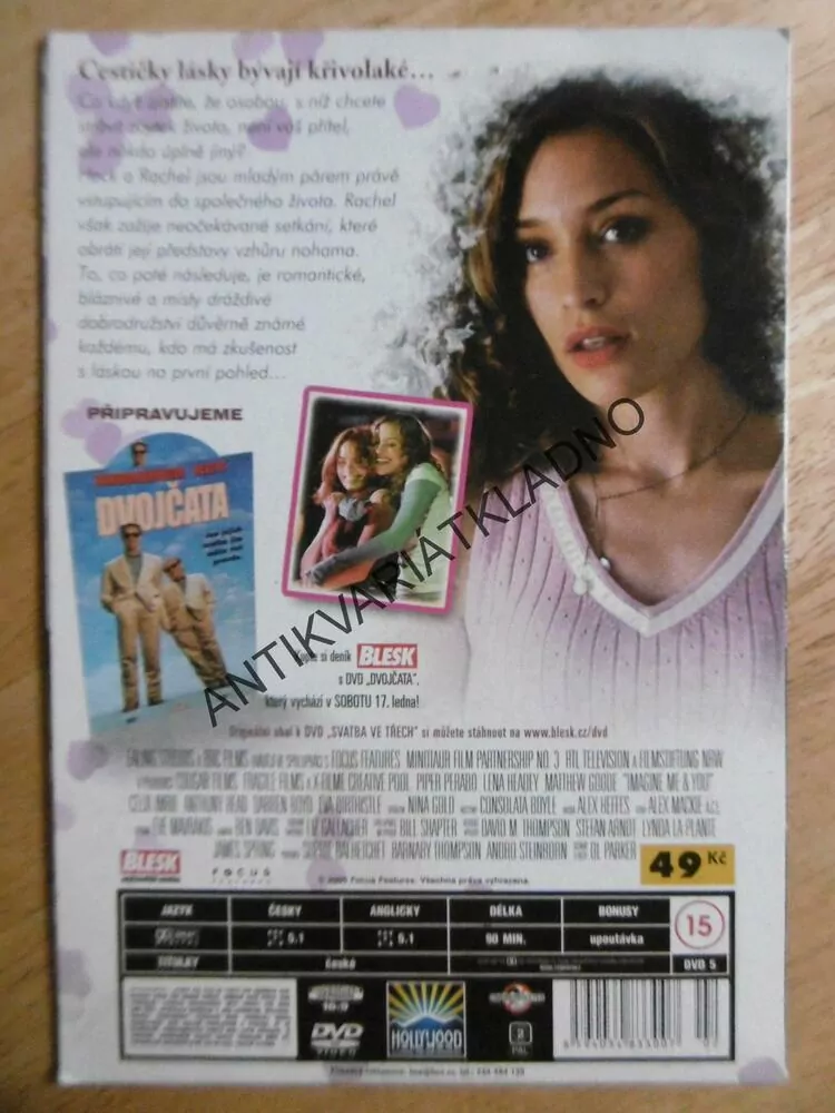 SVATBA VE TŘECH, DVD FILM 