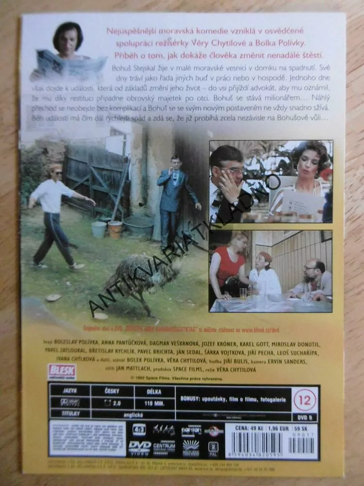 DĚDICTVÍ ANEB KURVAHOŠIGUTNTAG, DVD FILM