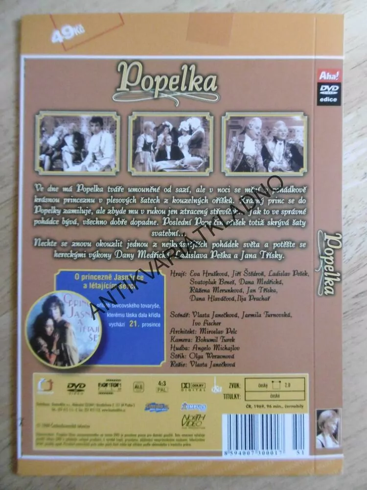 POPELKA, DVD FILM 