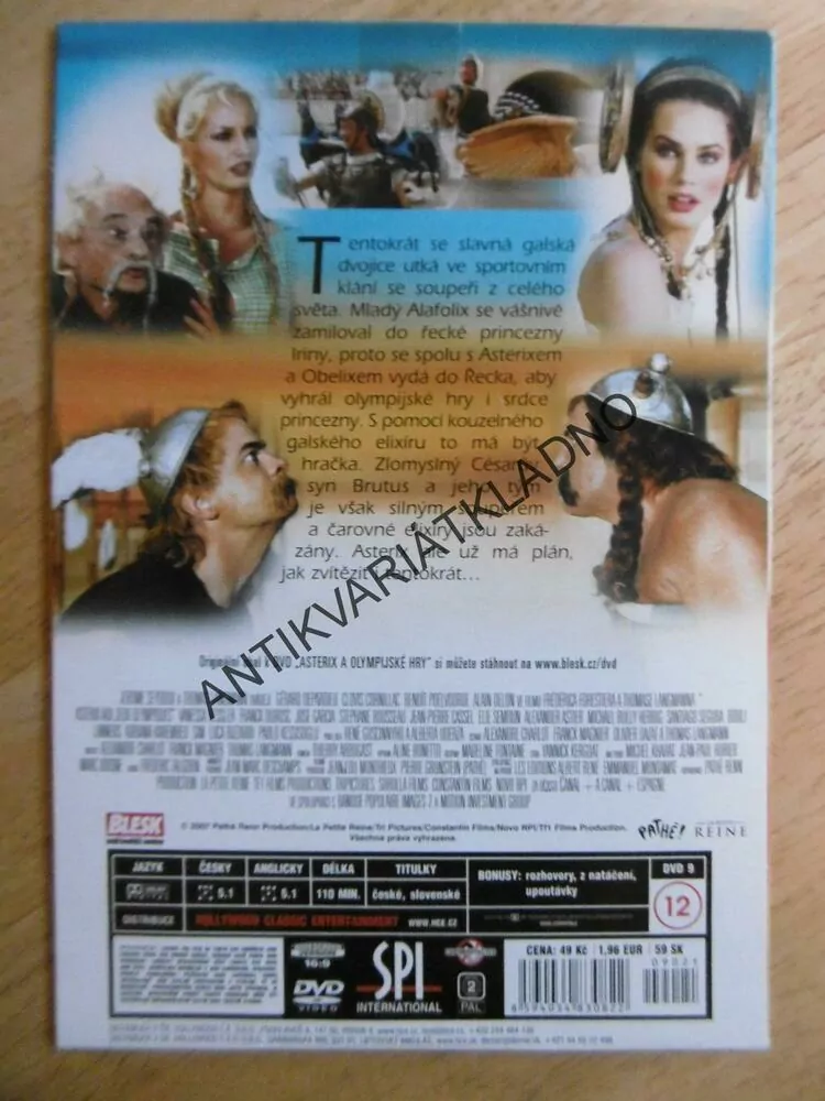 ASTERIX A OLYMPIJSKÉ HRY, DVD FILM