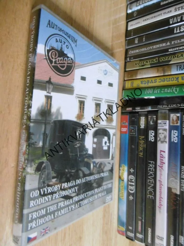 AUTOMUSEUM, AUTO PRAGA, DVD FILM