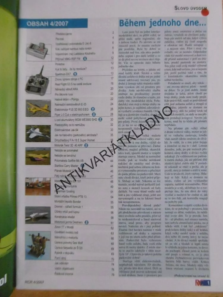 ČASOPIS RC REVUE 4/2007