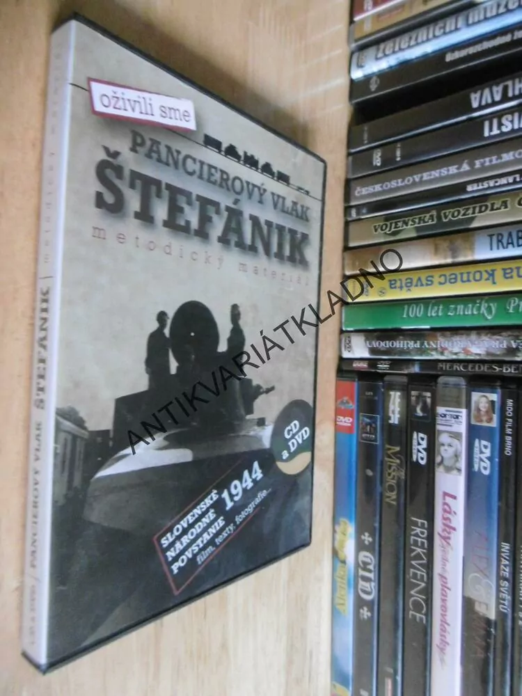PANCIEROVÝ VLAK ŠTEFÁNIK, DVD FILM