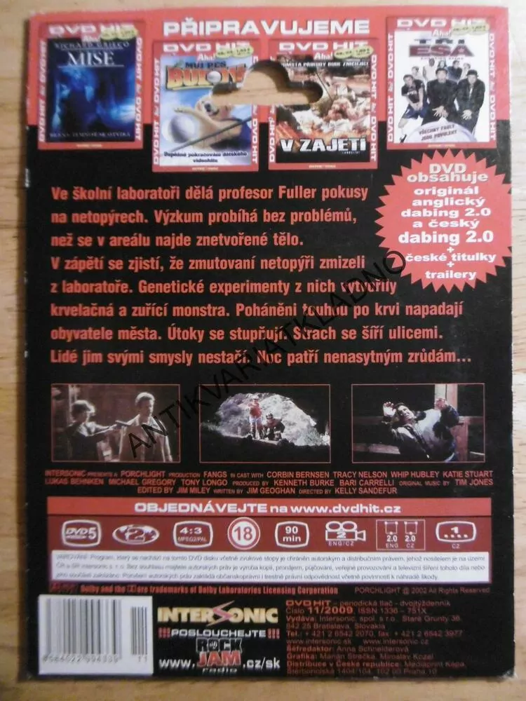 TESÁKY, DVD FILM