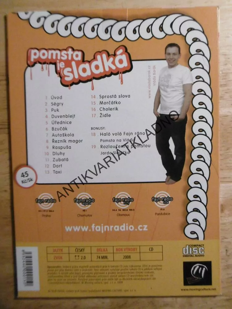 POMSTA JE SLADKÁ, CD