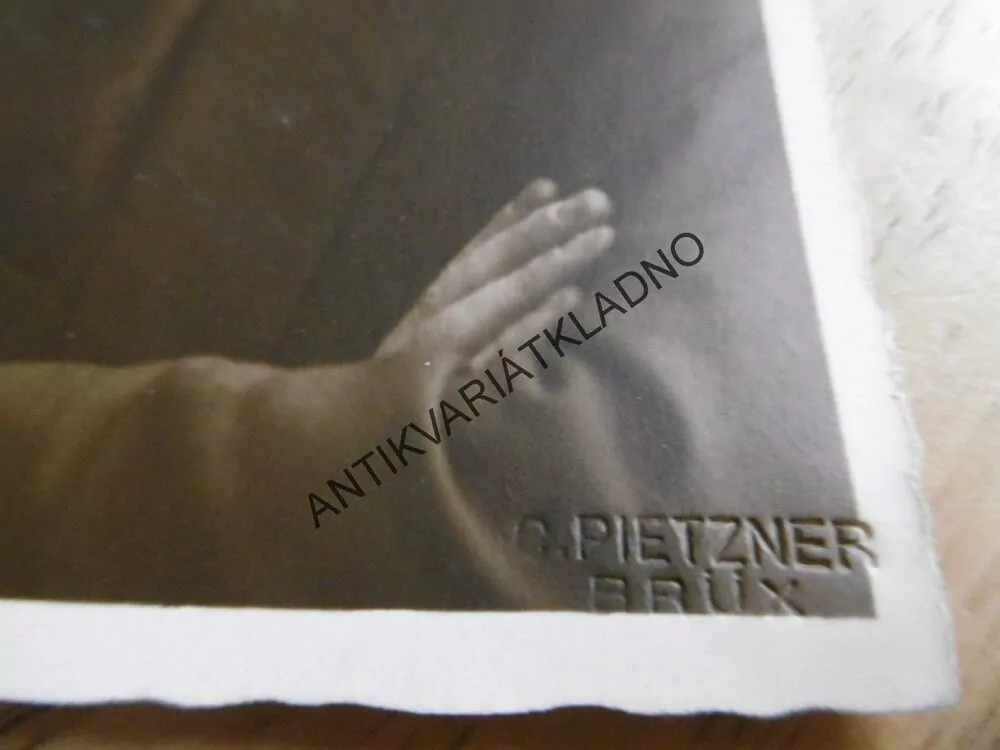 MUŽ, 1920, FOTO C. PIETZNER, MOST