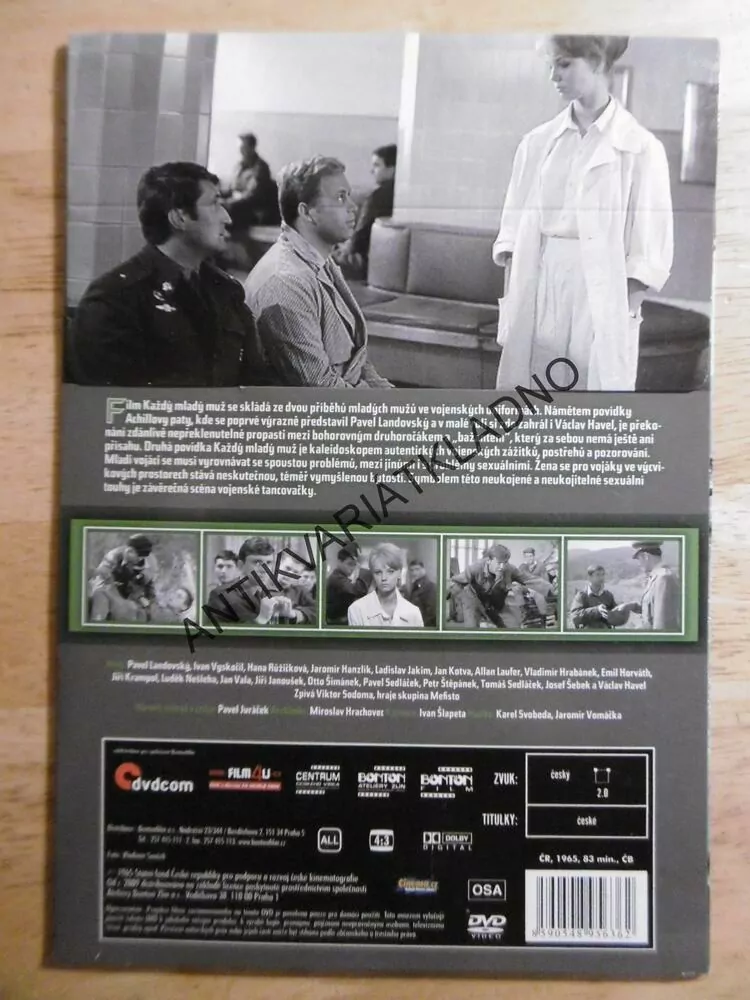 KAŽDÝ MLADÝ MUŽ, DVD FILM