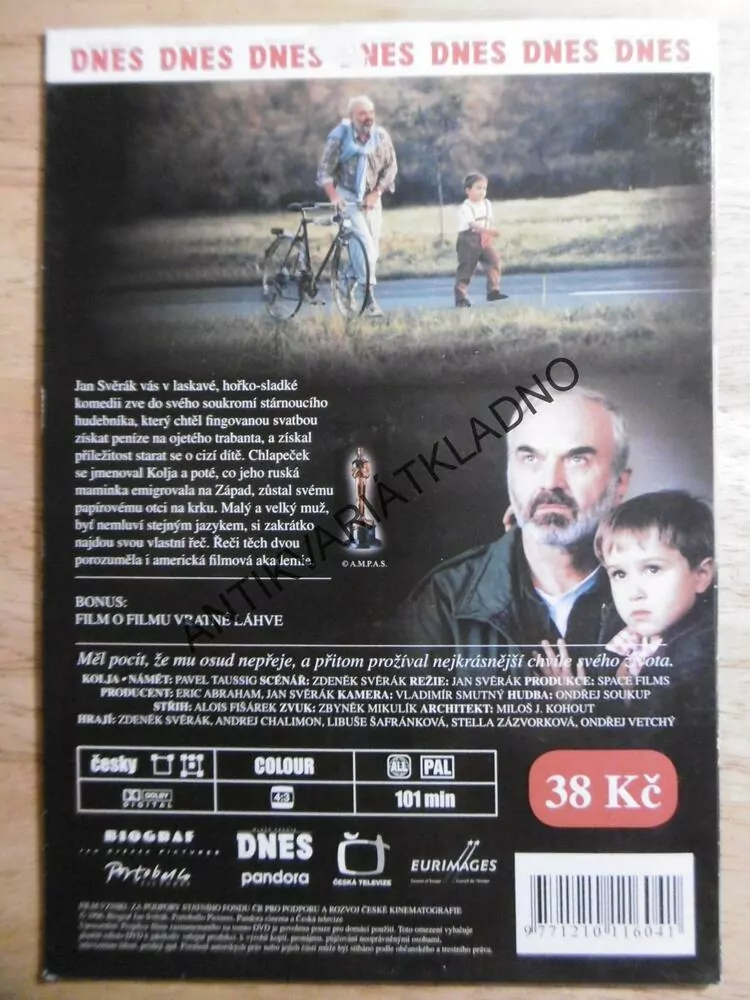 KOLJA, DVD FILM 