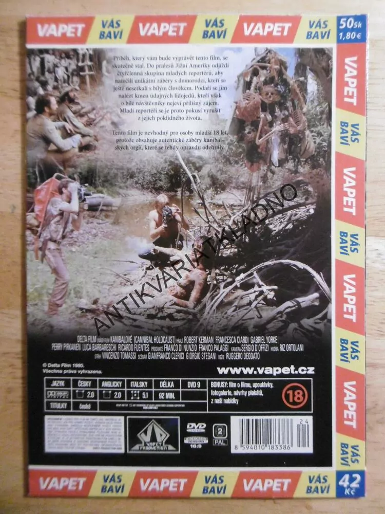 KANIBALOVÉ, DVD FILM