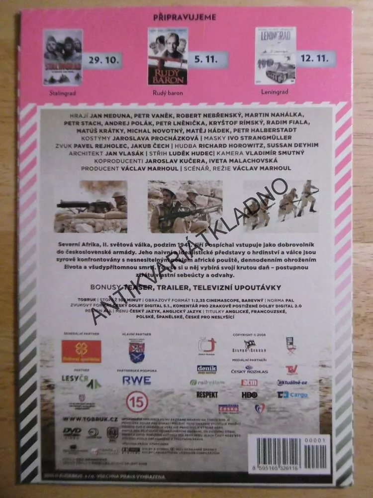 TOBRUK, DVD FILM