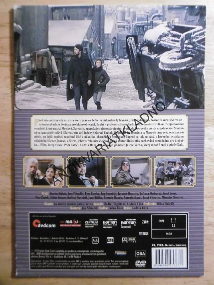 TAJEMSTVÍ OCELOVÉHO MĚSTA, DVD FILM