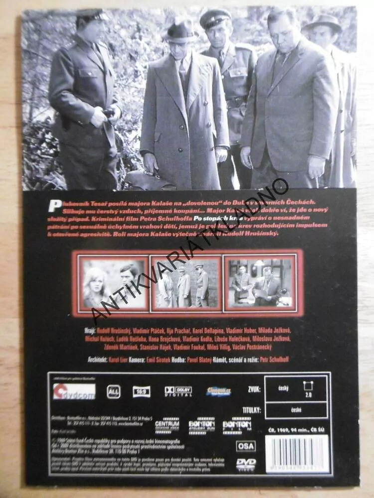 PO STOPÁCH KRVE, DVD FILM