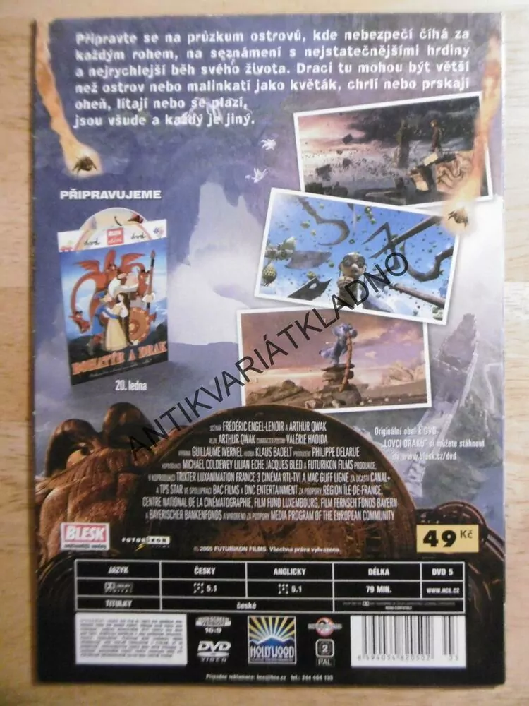 LOVCI DRAKŮ, DVD FILM
