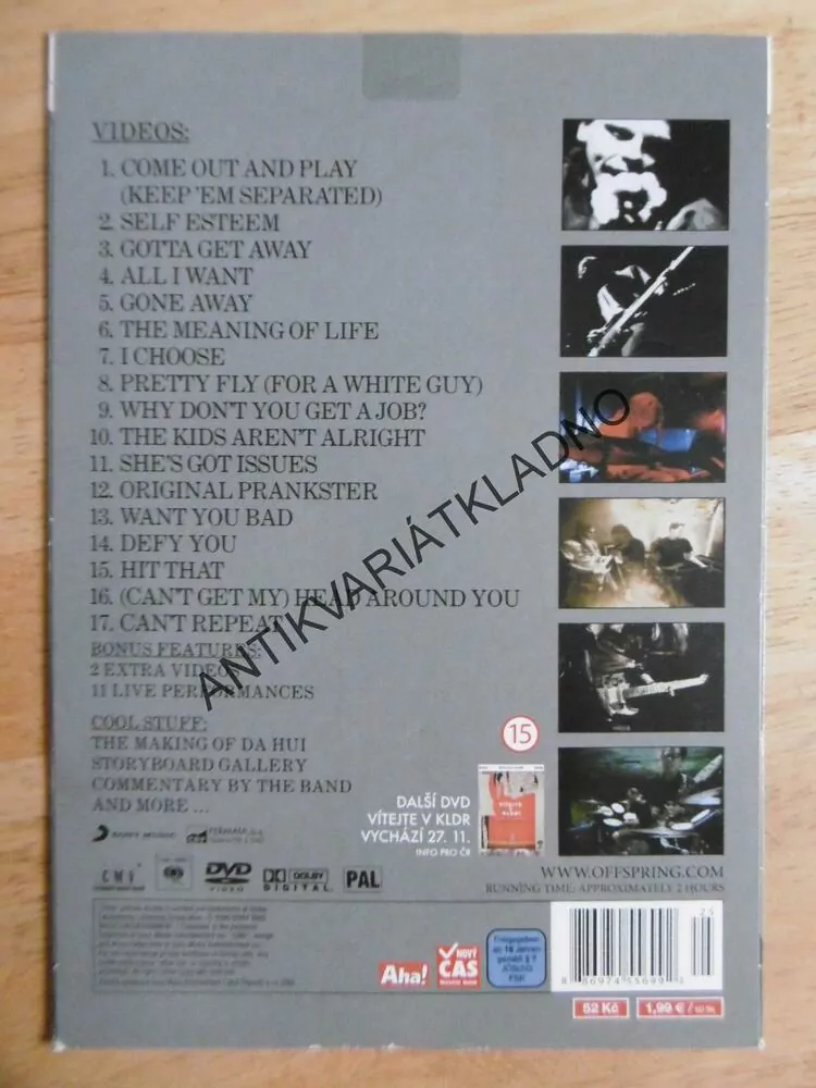 THE OFFSPRING, DVD HUDBA