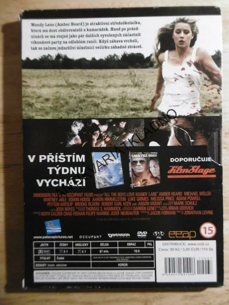 VŠICHNI MILUJÍ MANDY LANE, DVD FILM