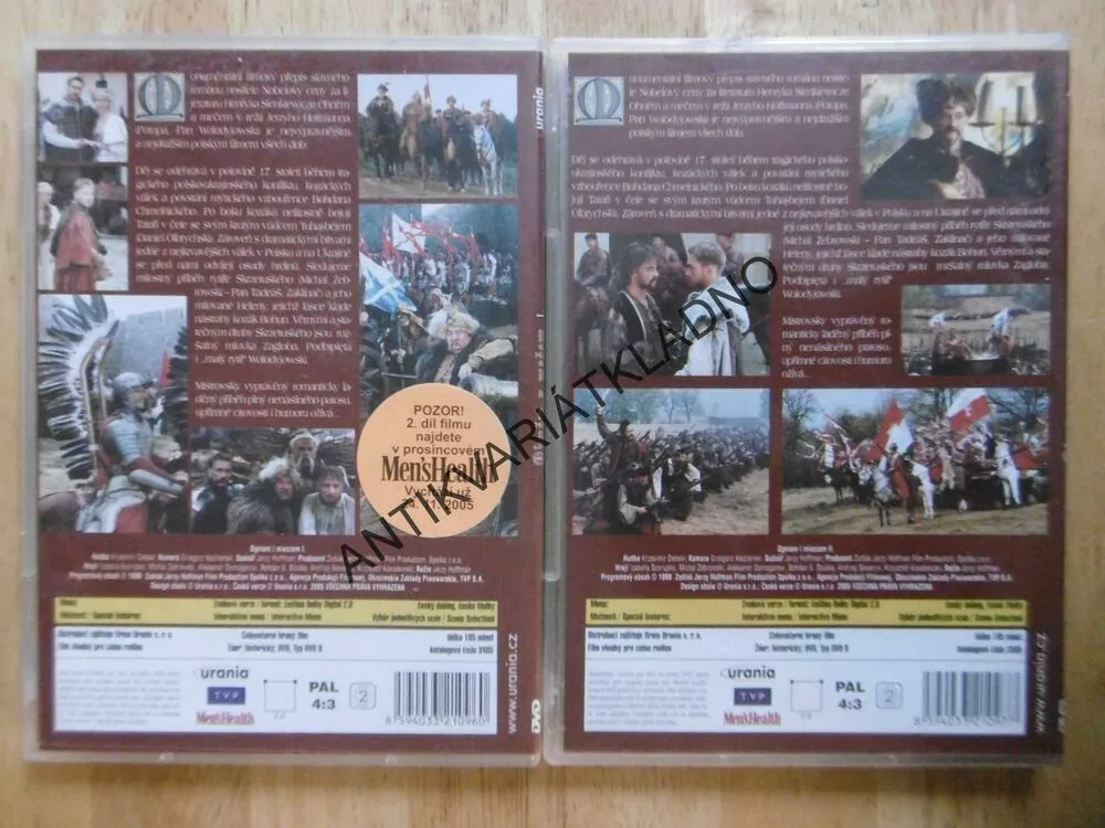 OHNĚM A MEČEM, 1-2, DVD FILM