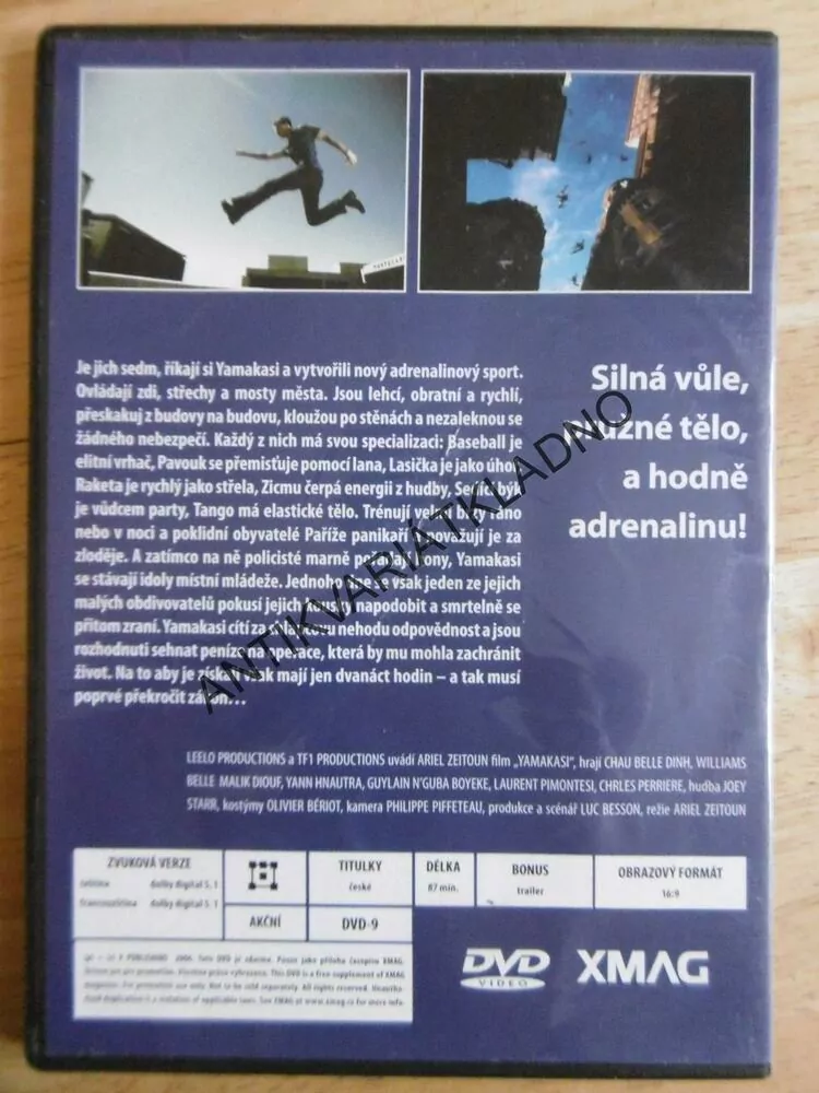 YAMAKASI, DVD FILM