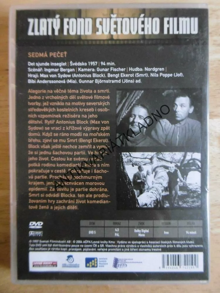 SEDMÁ PEČEŤ, DVD FILM