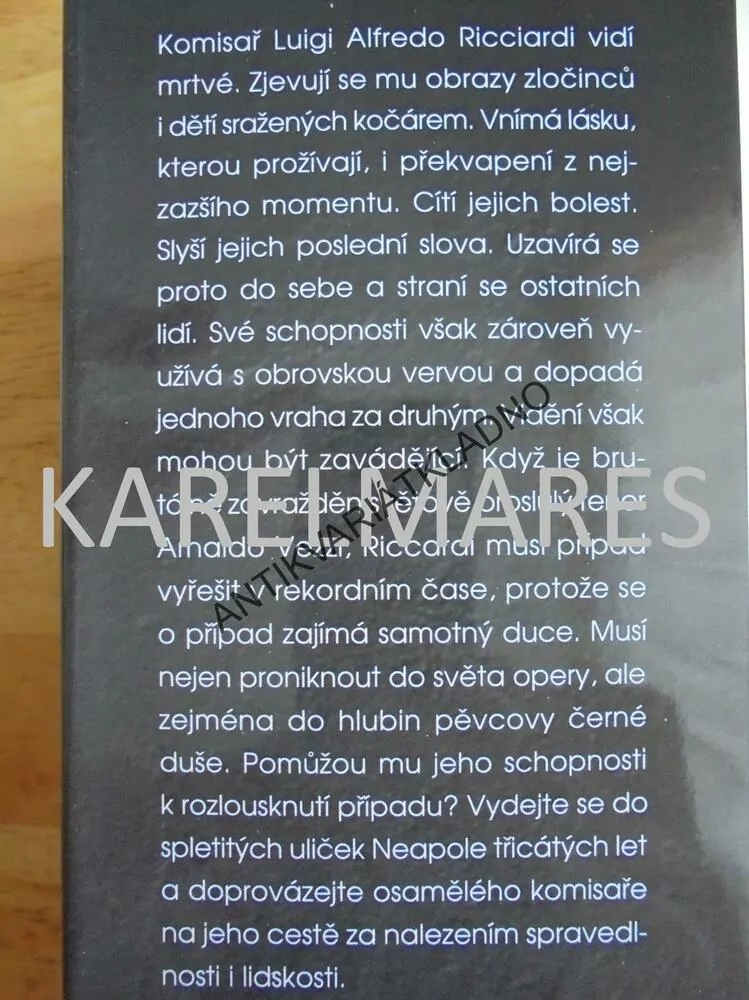 BOLEST, ZIMA KOMISAŘE RICCIARDIHO, MAURIZIO DE GIOVANNI, **an