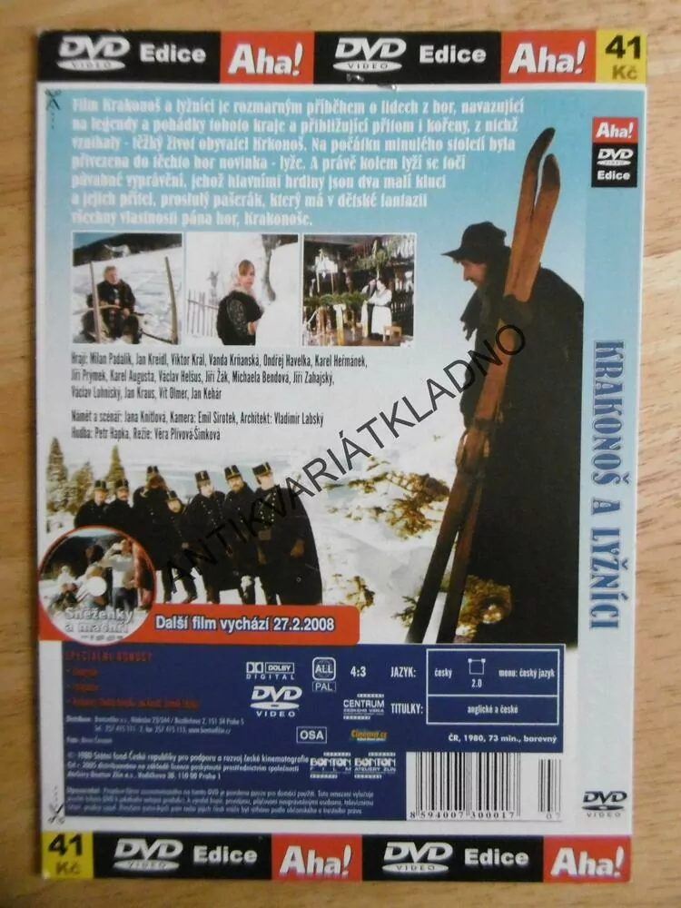 KRAKONOŠ A LYŽNÍCI, KRAUS, DVD FILM