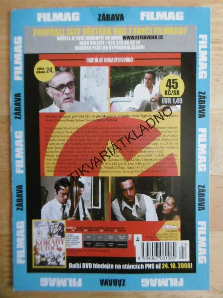 ZAVRAŽDĚNÍ TROCKÉHO, DVD FILM