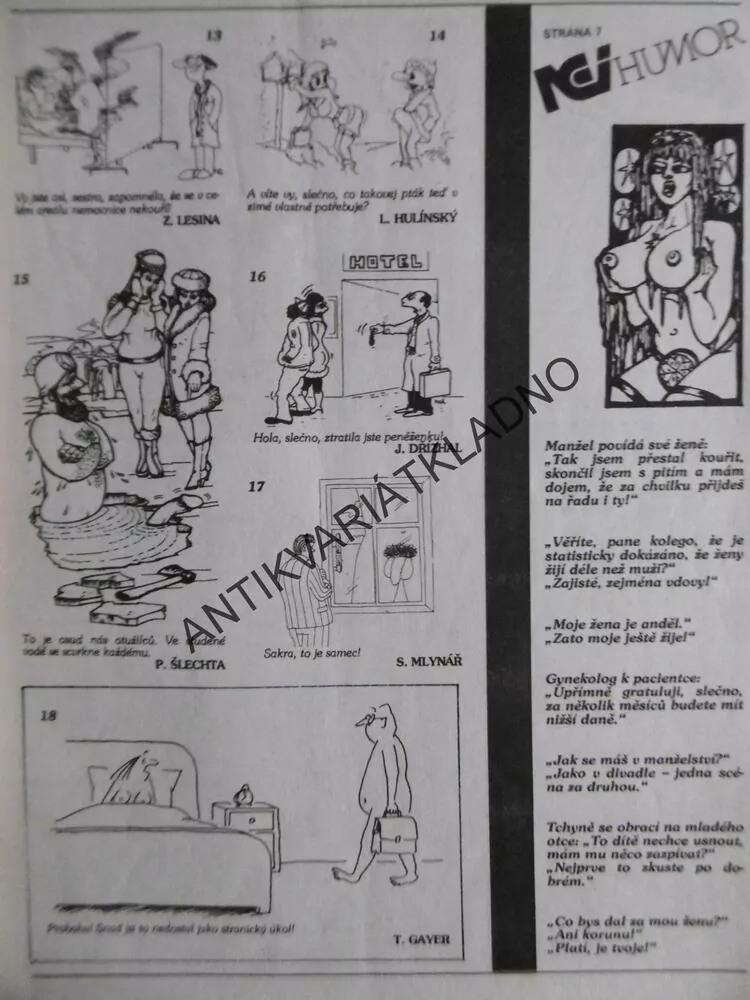 NEI HUMOR, 1/1991 ,EROTICKÁ KNIHOVNIČKA EROTIKA, SEX , PORNO