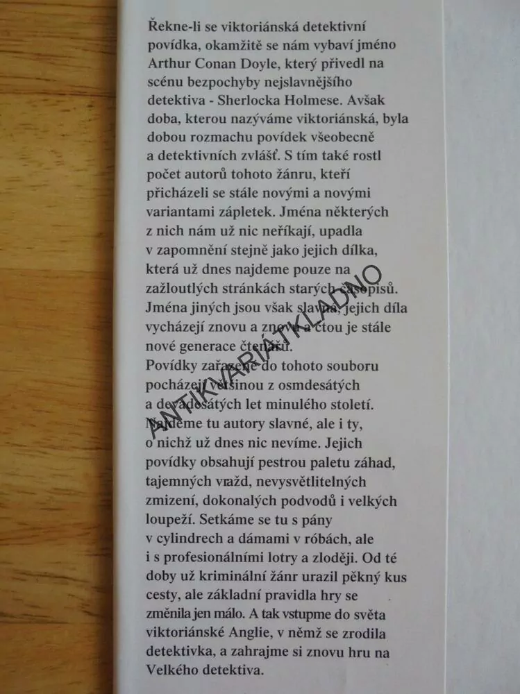 ZMIZENÍ ZVLÁŠTNÍHO VLAKU, DETEKTIVKA POVÍDKY, **an
