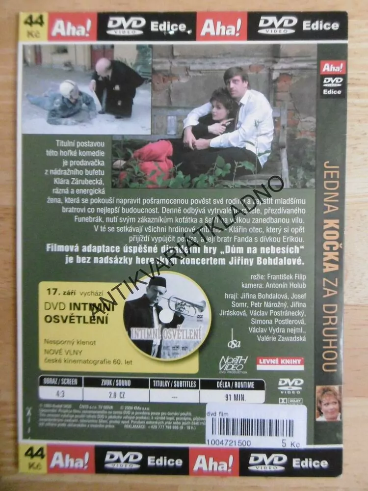 JEDNA KOČKA ZA DRUHOU, DVD FILM ČR