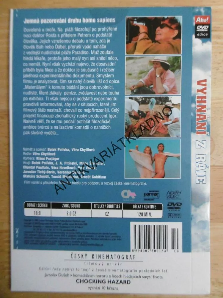 VYHNÁNÍ Z RÁJE, DVD FILM